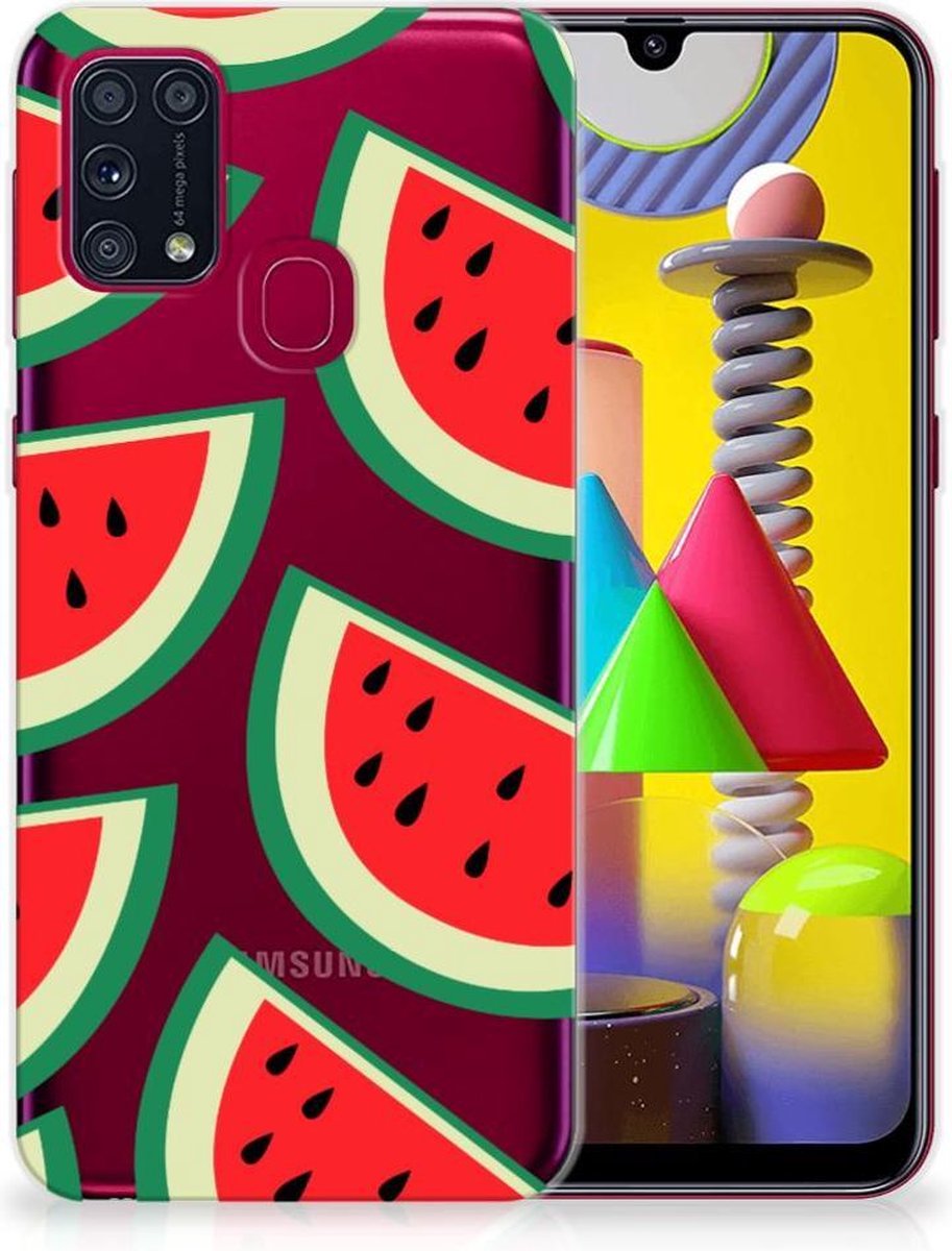 Samsung Galaxy M31 Siliconen Case Watermelons