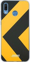 Honor Play Hoesje Transparant TPU Case - Safety Stripes #ffffff