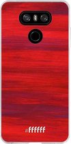 LG G6 Hoesje Transparant TPU Case - Scarlet Canvas #ffffff