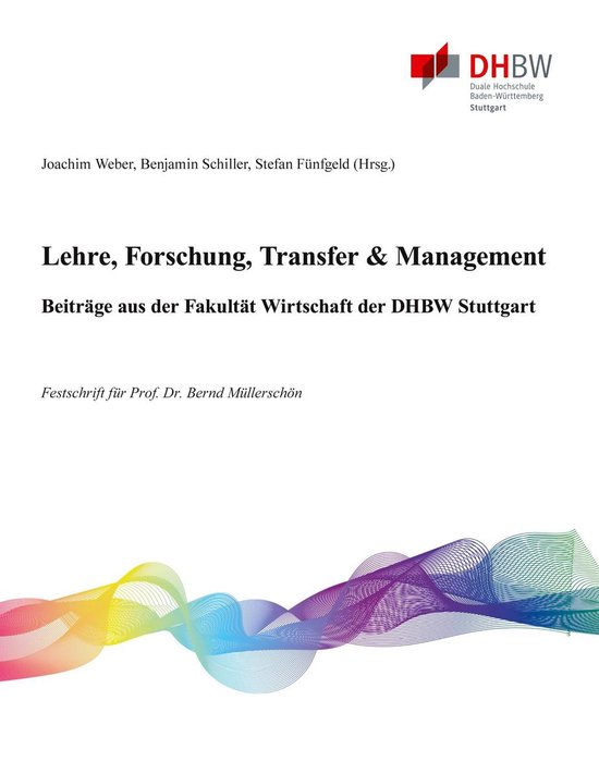Lehre, Forschung, Transfer & Management - Beiträge aus der  ... - cover