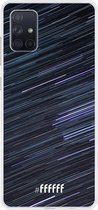 Samsung Galaxy A71 Hoesje Transparant TPU Case - Moving Stars #ffffff