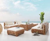 Outdoor-Set Nizza rotan natuur lounge set