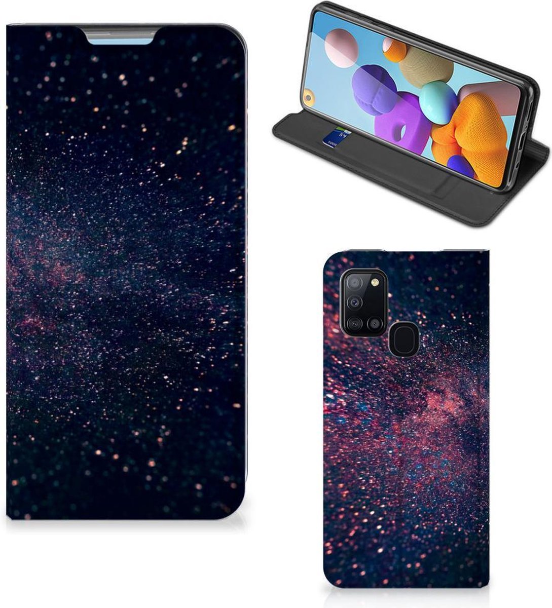 Samsung Galaxy A21s Stand Case Stars