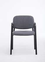 CLP Ken Pro Bezoekersstoel - Stof grijs