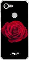 Google Pixel 3 Hoesje Transparant TPU Case - Radiant Rose #ffffff