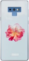 Samsung Galaxy Note 9 Hoesje Transparant TPU Case - Rouge Floweret #ffffff