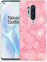 Telefoon Hoesje OnePlus 8 Pro Silicone Back Case Lente Bloemen