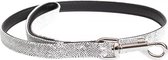 Duvo+ Trendy leder leiband Grijs 100cm/14mm