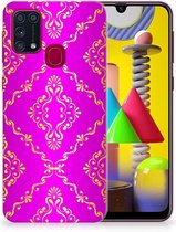 GSM Hoesje Geschikt voor Samsung Galaxy M31 Beschermhoesje Barok Roze