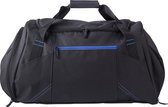 Brand Polyester sporttas kobaltblauw