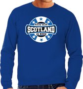 Have fear Scotland is here / Schotland supporter sweater blauw voor heren 2XL