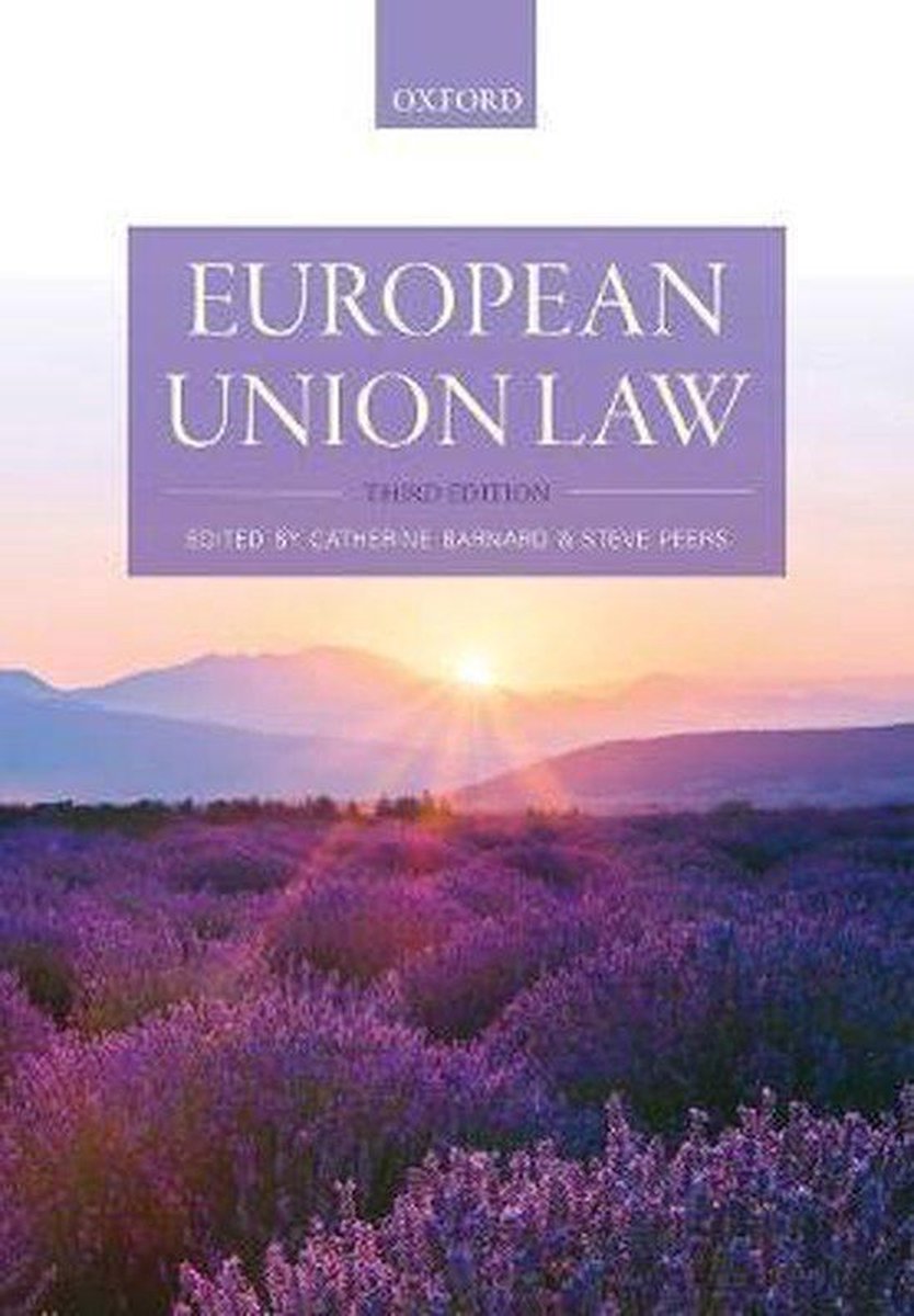 European Union Law - Barnard, Catherine