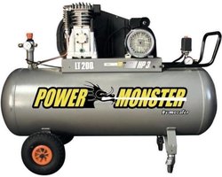 MECAFER – 200 L 3HP – Aircompressor – 10 bar – Dubbelcilinder riem