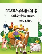 Farm animals coloring books for kids