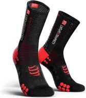 Compressport Pro Racing V3.0 Fietssokken Wit/rood Maat 42-44