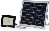 Solar buitenlamp met bewegingsdetector LED 20W met zonnepaneel, afstandsbediening, warm wit,  lithiumbatterij,