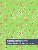 Academic Planner Green: 2019-2020 Teacher Daily Organizer