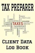 Tax Preparer Client Data Log Book