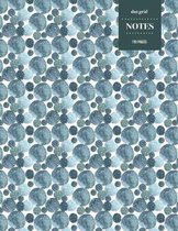 Dot Grid Notes 110 Pages: Cactus Floral Notebook for Professionals and Students, Teachers and Writers - Succulent Pattern -