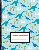 Prehistoric Dinosaur Notebook