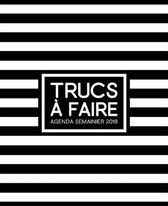 Trucs � faire: Agenda semainier 2018: 19x23cm: 160g/m�