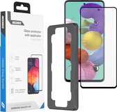 Accezz Glass Screenprotector + Applicator voor de Samsung Galaxy A51