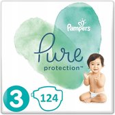 Pampers Pure Protection Maat 3 - 124 Luiers Voordeelverpaking