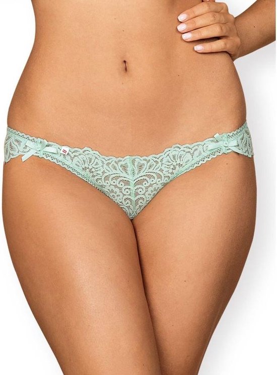 Slip en dentelle Delicanta - Menthe