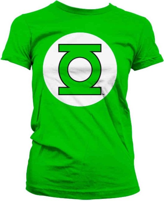 DC Comics Green Lantern Dames Tshirt -M- Logo Groen