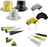 Amscan Feestpakket Get The Party Started Goud/zilver 50 Stuks