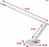 Tafellamp NAGELSTYLISTE - Daglicht WIT - Schaduwloos 14W - Aluminium - Modern design!