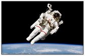 Bruce McCandless first spacewalk (ruimtevaart) - Foto op Akoestisch paneel - 120 x 80 cm