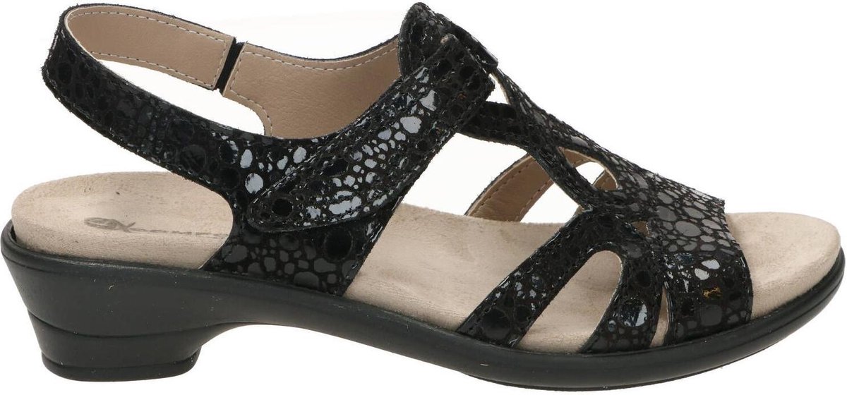 4XComfort Dames sandalen Sandalen Plat - zwart - Maat 41