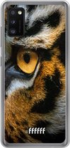 Samsung Galaxy A41 Hoesje Transparant TPU Case - Tiger #ffffff