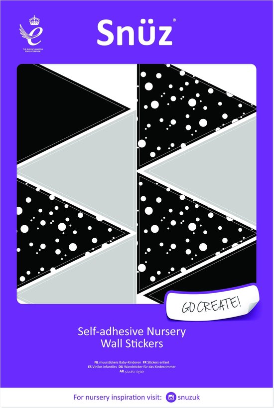 Snuz Muur Stickers - Geometric Triangles (32pc)