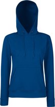 Fruit Of The Loom Vrouwen Dames Fit Sweatshirt Met Capuchon / Hoodie (Marine) (Maat M)