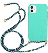 Soft TPU Nek Strap hoesje voor Apple iPhone 11 - Blauw