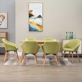 Eetkamerstoelen set 6 stuks  (Incl LW anti kras viltjes) - Eetkamer stoelen - Extra stoelen voor huiskamer - Dineerstoelen – Tafelstoelen