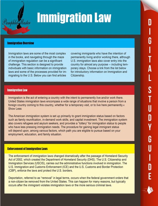 Immigration Law - cover