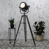 Dimehouse Gabe Vloerlamp Industrieel - Fade Grey - Staal - Verstelbaar