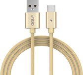 Let op type!! GOLF GC-76T 5A type-C/USB-C legering Snellaadkabel  lengte: 1M