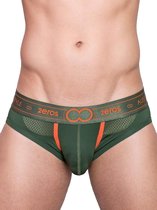 2EROS Nyx Brief Deep Jungle Groen - MAAT L - Heren Ondergoed - Slip voor Man - Mannen Slip