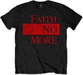 Faith No More Heren Tshirt -L- Classic New Logo Star Zwart