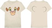 Disney The Lion King - Nala Heren T-shirt - L - Creme