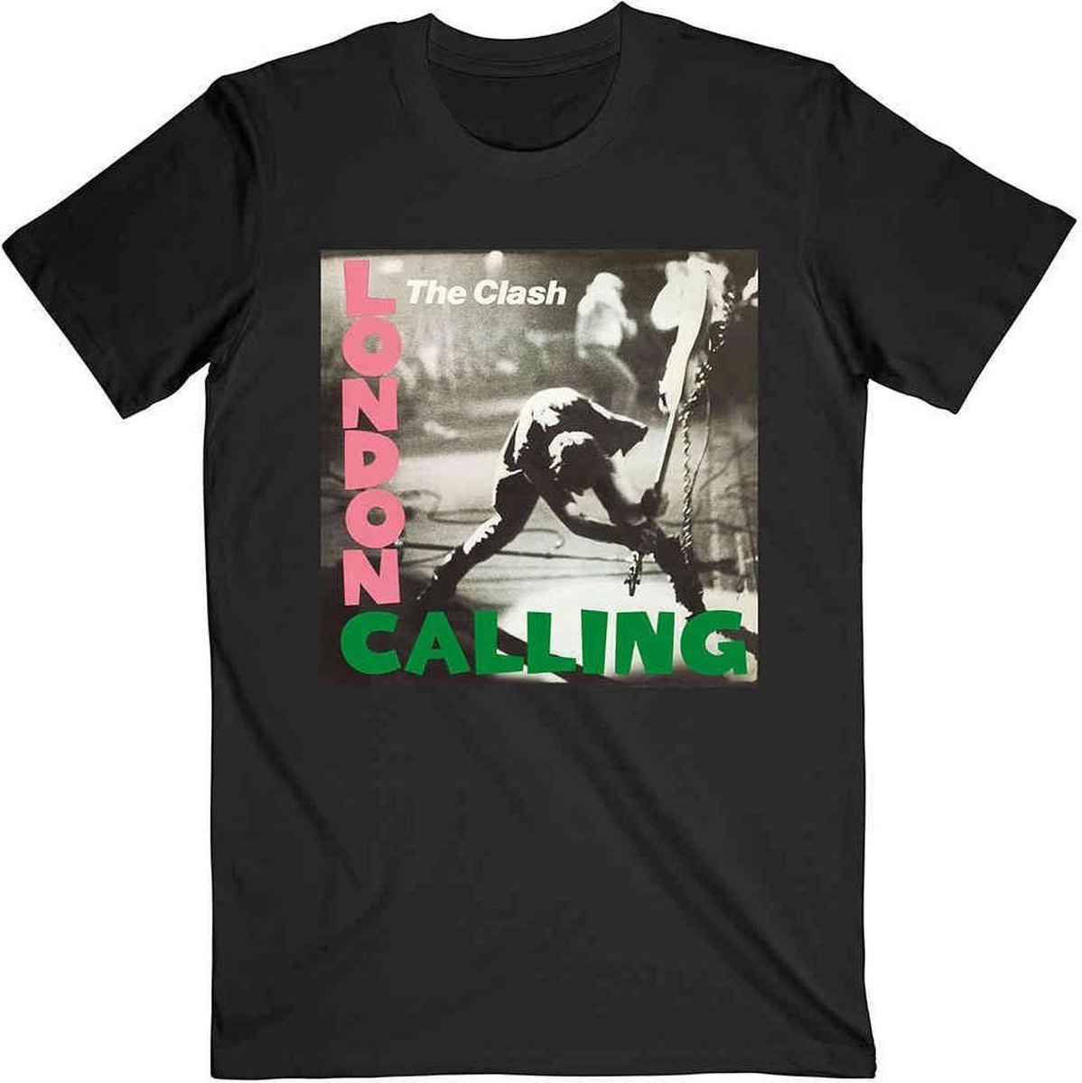 The Clash - London Calling Heren T-shirt - XL - Zwart - Rock Off