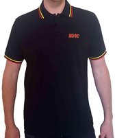 AC/DC - Classic Logo Polo shirt - XL - Zwart