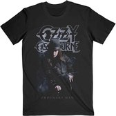 Ozzy Osbourne Heren Tshirt -S- Ordinary Man Standing Zwart