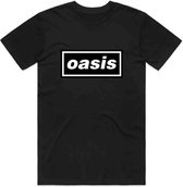 Oasis Heren Tshirt -2XL- Decca Logo Zwart
