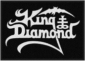 King Diamond Patch Logo Zwart