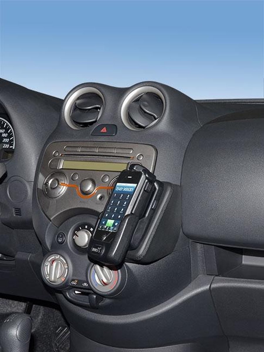 Houder - Nissan Micra K13 03/2011-2014 Kleur: Zwart